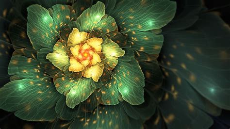 Abstract, Flower, Fractal, HD wallpaper | Peakpx