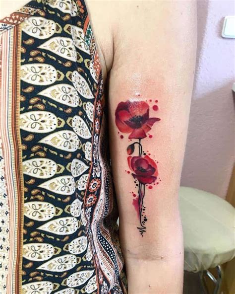 60 Beautiful Poppy Tattoo Designs for Women | TattooAdore