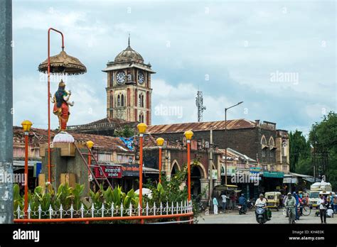 Laxmi Market Building, Miraj, Maharashtra, India, Asia Stock Photo - Alamy