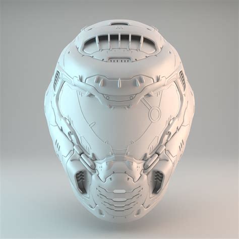 Doom Eternal Slayer Helmet 3D model 3D printable | CGTrader