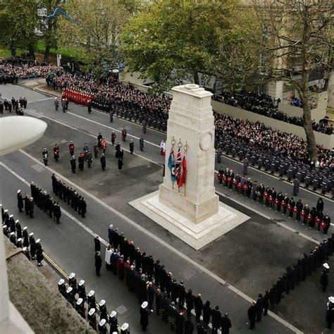 Remembrance Sunday Service at the Cenotaph in White Hall London England on Sunday 8 November ...