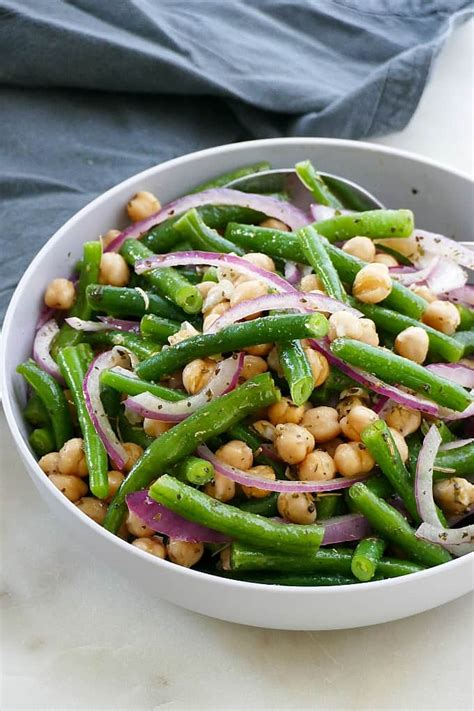 Italian Marinated Green Bean Salad - It's a Veg World After All®