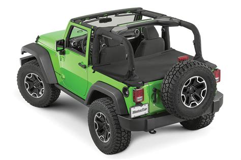 MasterTop Wind Stopper Plus & Tonneau Cover 2-Piece Kit for 07-18 Jeep ...