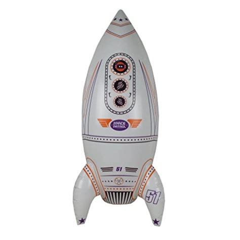 GeeksHive: Jet Creations 36" Inflatable Glow in the Dark Rocket Ship ...