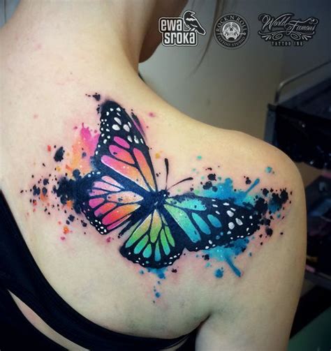 Colorful Butterfly Tattoos