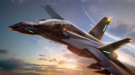 ArtStation - Sci-Fi Fighter Jet