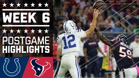 Colts vs. Texans | NFL Week 6 Game Highlights - YouTube