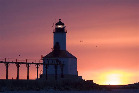 Michigan City Lighthouse Photograph by Christopher Purcell