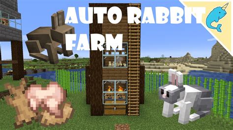 MINECRAFT RABBIT FARM | Get Rabbit Hide in Minecraft Survival | Bundle Farm Minecraft 1.17 ...