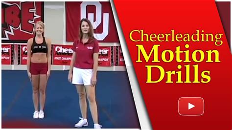 Cheerleading Tryout Tips - Motion Drills Coach Brandy Corcoran - YouTube