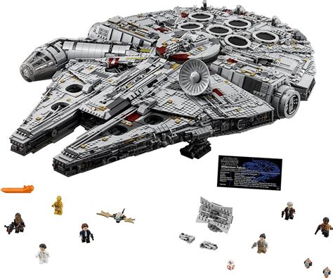 LEGO Star Wars Ultimate Millennium Falcon 75192 Building Kit (7541 ...