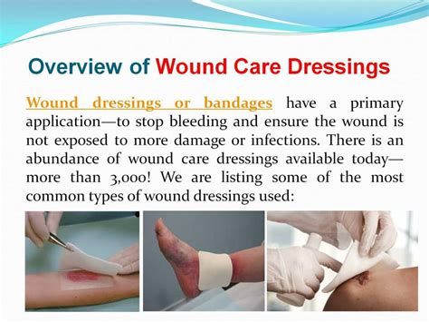 PPT - Get Acquainted with Different Types of Wound Dressings PowerPoint ...