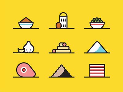 Mortadella ingredients by MUTI on Dribbble