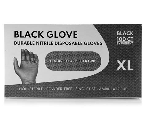 Black & Blue Nitrile Gloves - Gloves - Medical Supplies - Worldwide ...