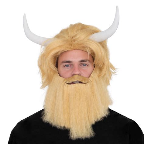 Adult Deluxe Goat Man Cosplay Costume Wig and Beard Set - Walmart.com