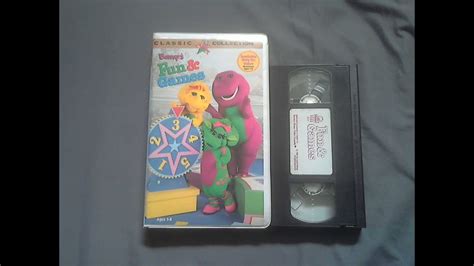 Barney's Fun & Games 1996 VHS - YouTube