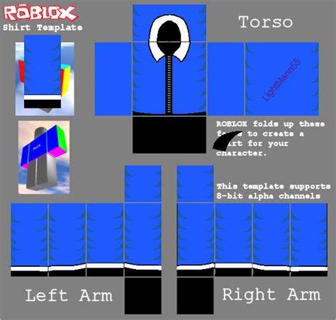 Free Roblox Shirt Templates - Printable Templates