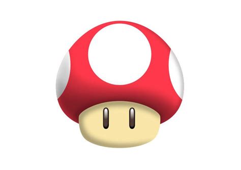 Super Mario Super Mushroom Vector | Etsy, Super mario, Vector