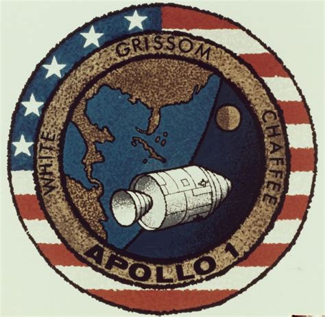 A replica of the Apollo 1 Mission Patch left on the Moon by the Apollo ...