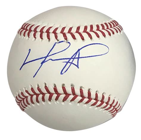 David Ortiz Autograph Baseball OML - New England Picture