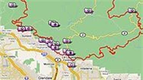Los Angeles fire map: Mt. Wilson, Tujunga, Acton, Altadena, Pasadena, Sierra Madre - LA Times