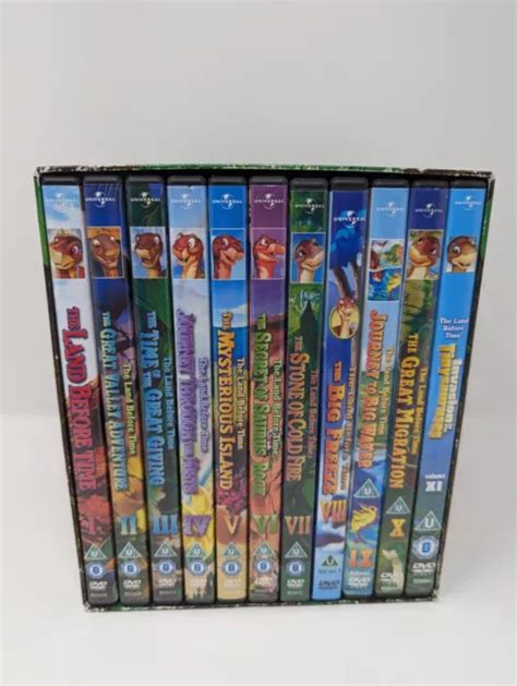 DVD - THE Land Before Time Complete Collection Vols 1-11 Boxset X11 DVD PAL UK EUR 64,21 ...