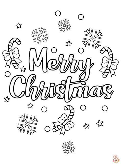 Get In The Christmas Spirit With Free Printable Christmas Coloring Pages From GBcoloring blog by ...