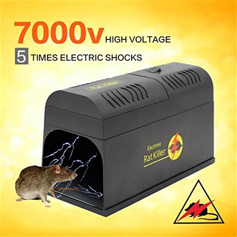 Reusable Electric Rat Mouse Traps Mousetrap Killer Mice Rodent Catching ...