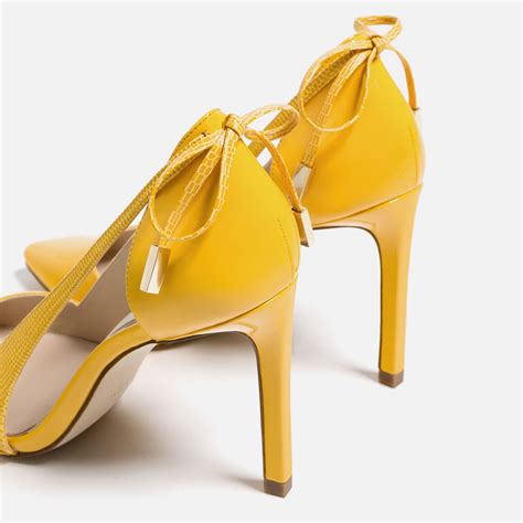 Zara Yellow Shoes | museosdelima.com