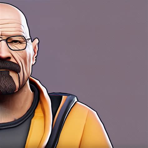 KREA AI - walter white fortnite skin, high resolution