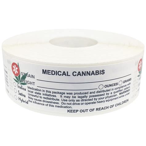 Generic All States Cannabis Warning Labels | InStockLabels.com