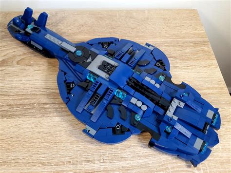 I've been building a Lego Covenant Cruiser over the past couple months ...