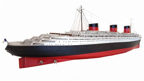 SS Normandie Ocean Liner model kit, 1935, 1/350