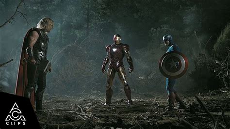 Iron Man vs Thor Fight Scene | The Avengers 2012 - YouTube