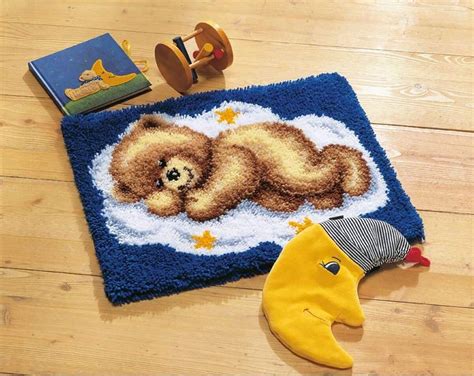 Latch Hook Kits Rug Making Kits DIY for Kids/Adults Canvas Pattern 20" X 16" - Walmart.com