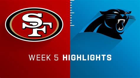 San Francisco 49ers vs. Carolina Panthers highlights | Week 5