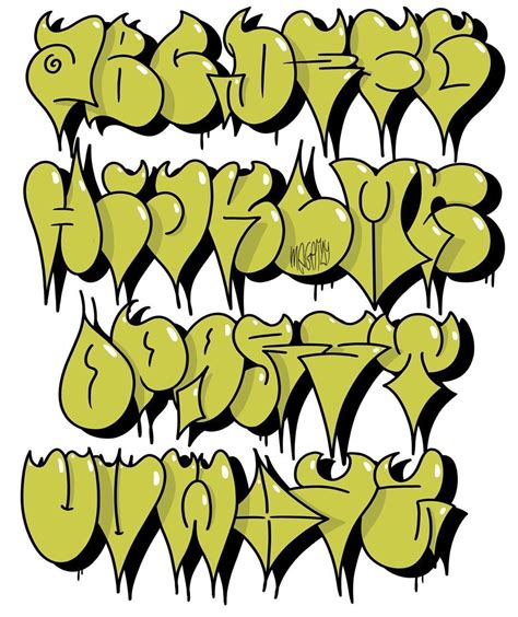 Graffiti font | Graffiti font, Graffiti lettering fonts, Graffiti doodles