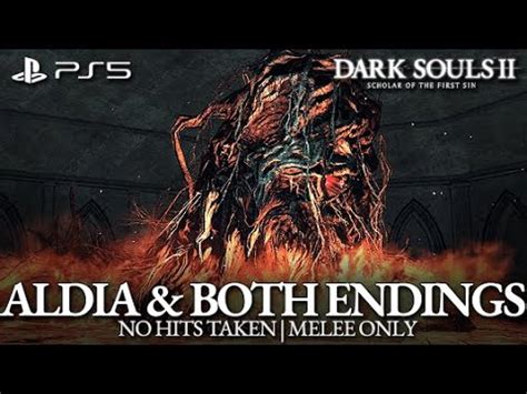 Aldia Boss Fight & Both Endings (No Hits Taken / Melee Only) [Dark ...