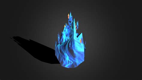 Blue Fire particule - Download Free 3D model by threehoursinhell [cf57c0e] - Sketchfab