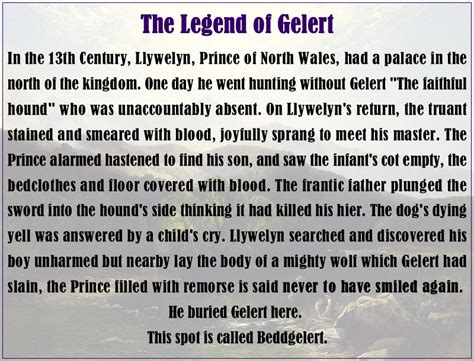 The Legend of Gelert - Funky English