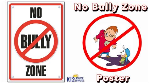 No Bullying Posters With the help of the no bully zone poster from ...