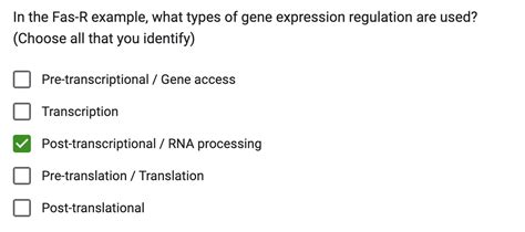 Solved Example 1: The Fas receptor activates the apoptosis | Chegg.com