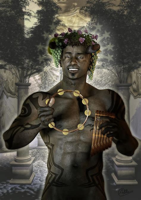 Dionysus Greek God Drawing