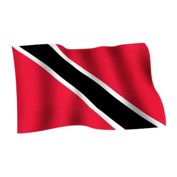 Trinidad And Tobago Waving A Flag On Transparent Background, Trinidad ...