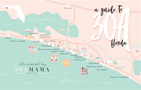 Rosemary Beach Florida Map Printable Maps | Beach Map