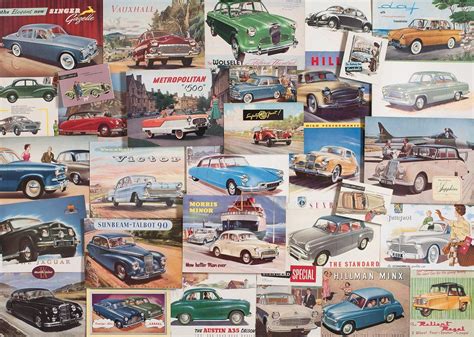 Gibsons Motoring Memories 1000 Piece Classic Motor Cars Jigsaw Puzzle G7052 for sale online ...