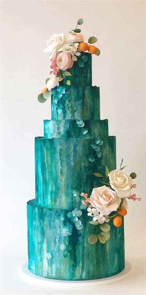 The 50 Most Beautiful Wedding Cakes – Green wedding cake