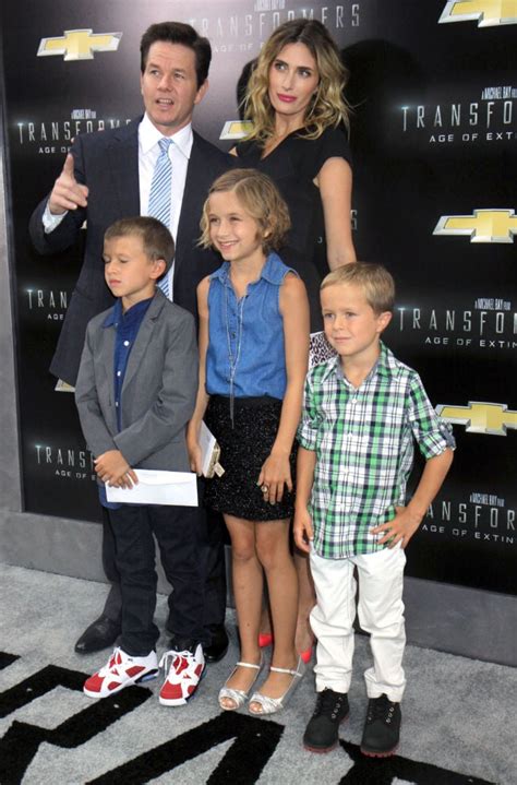 Mark Wahlberg and family at the Transformers premiere - Today's Parent