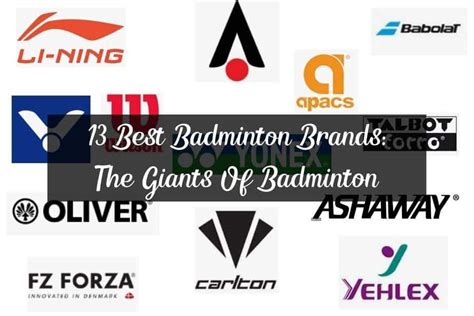 13 Best Badminton Brands: The Giants Of Badminton – Racket Rampage