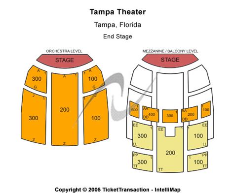 Florida Theatre Seating Chart